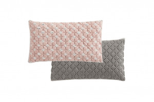 006135 Подушка Rose - Light grey 60x35 GAN Silai