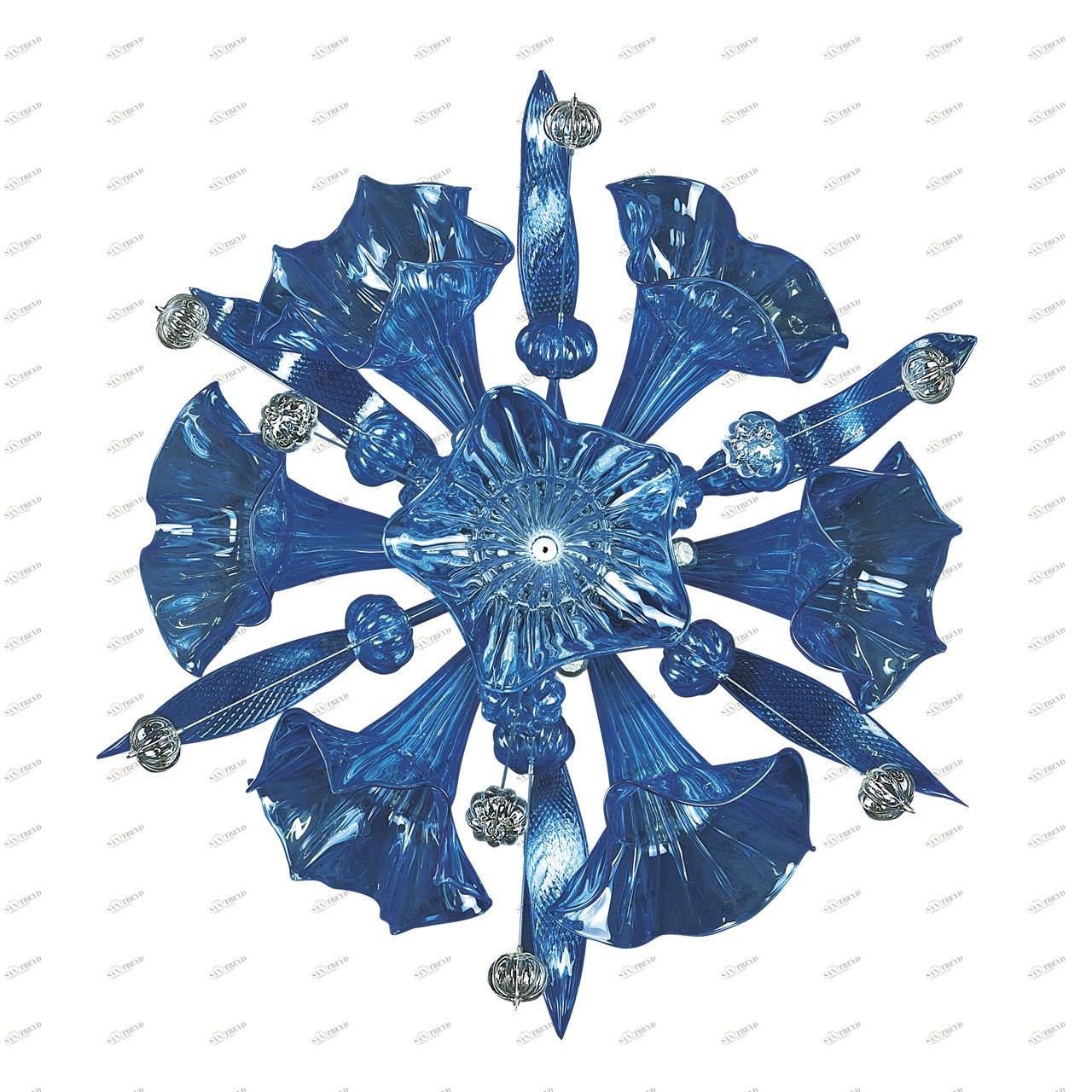 Бра Lightstar Celesta 893621 LIGHTSTAR ОРИГИНАЛЬНЫЕ, ФЛОРИСТИКА 079336 Голубой;прозрачный 