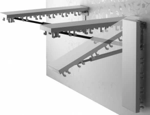 rosconi Настенная вешалка из металла Clap