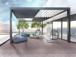 Самонесущая алюминиевая беседка