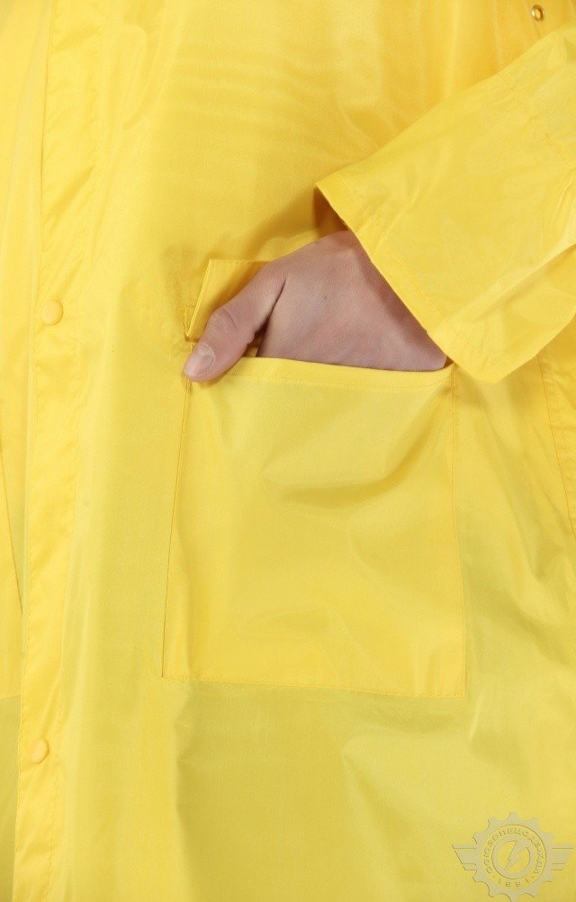 5041810 Плащ Альбатрос влагозащитный ЛАЙТ М желтый  Непромокаемая спецодежда  размер XXL  - Вид №11