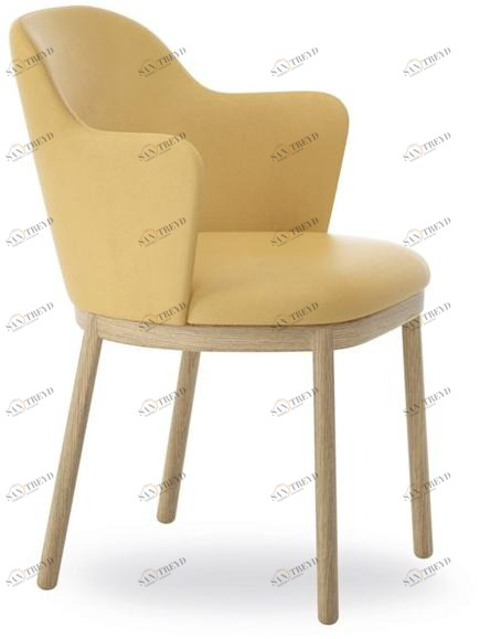 Viccarbe Стул с обивкой и подлокотниками Aleta sun-id-1504844