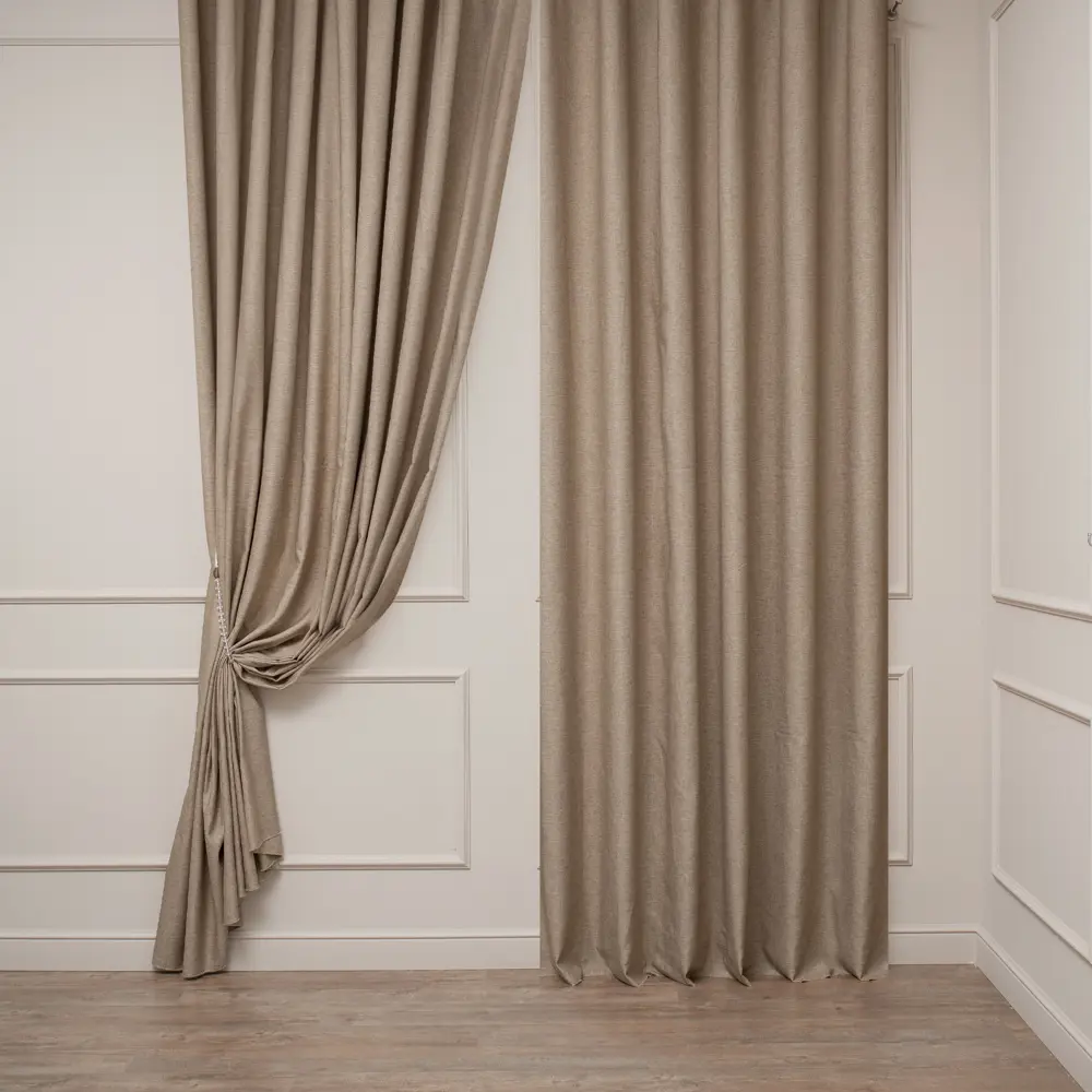 Ткань для штор Doux бежевая рогожка 300 см 83603221 TEX REPUBLIC STLM-1581677 - Вид №3