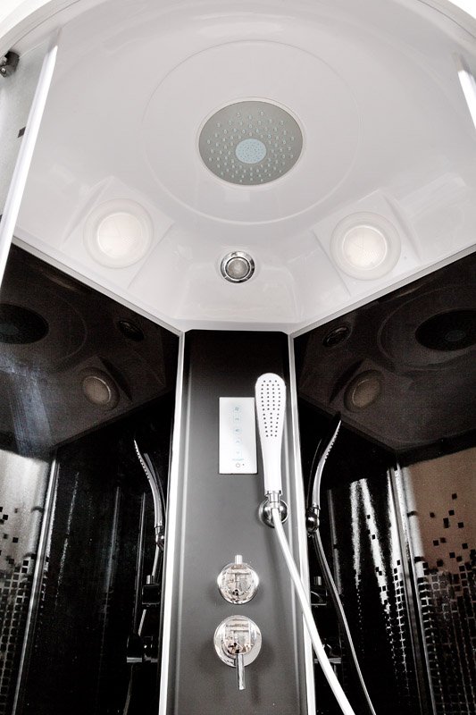 D80S+ эл. Душевая кабина DETO Серия D L 810 с электрикой BLACK - Вид №11