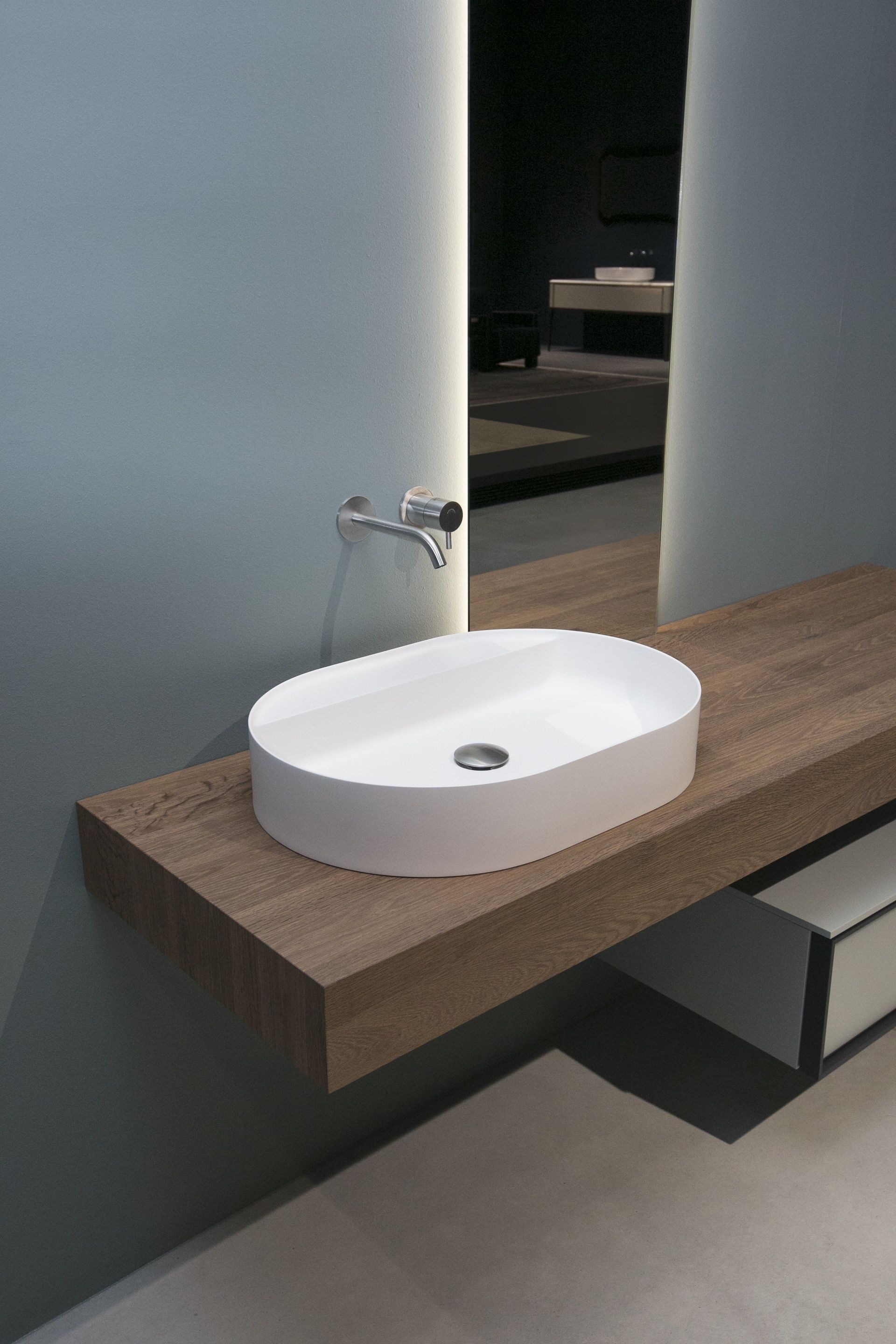 Овальная столешница из Flumood® Antoniolupi SIMPLO ARCH-00110709 - Вид №2