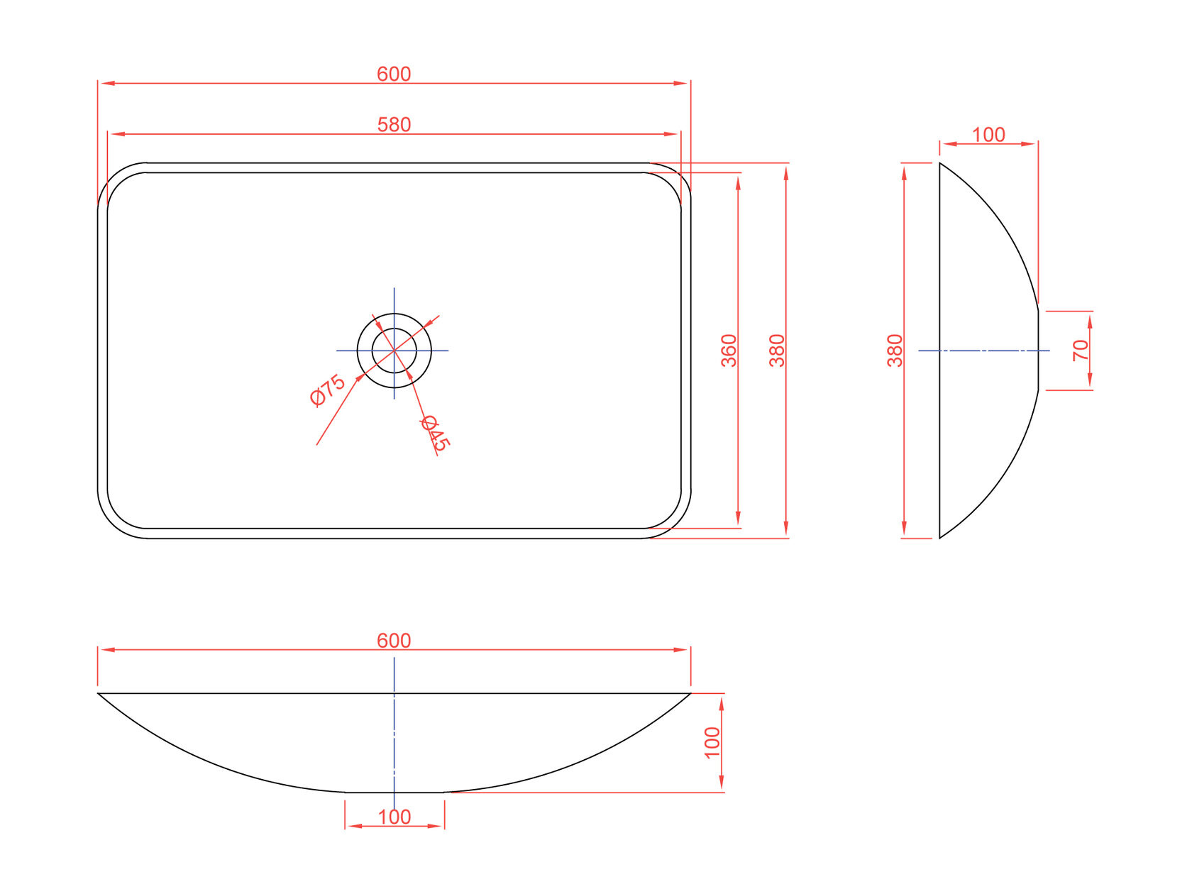 12205 Раковина Stelvio Quattro LAB.Space  - Вид №15