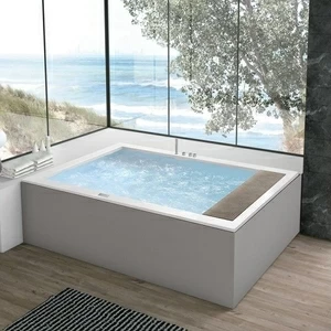 Ванна угловая MINERVA INDOOR 200 см с гидро и аэромассажем 2MNA4S6