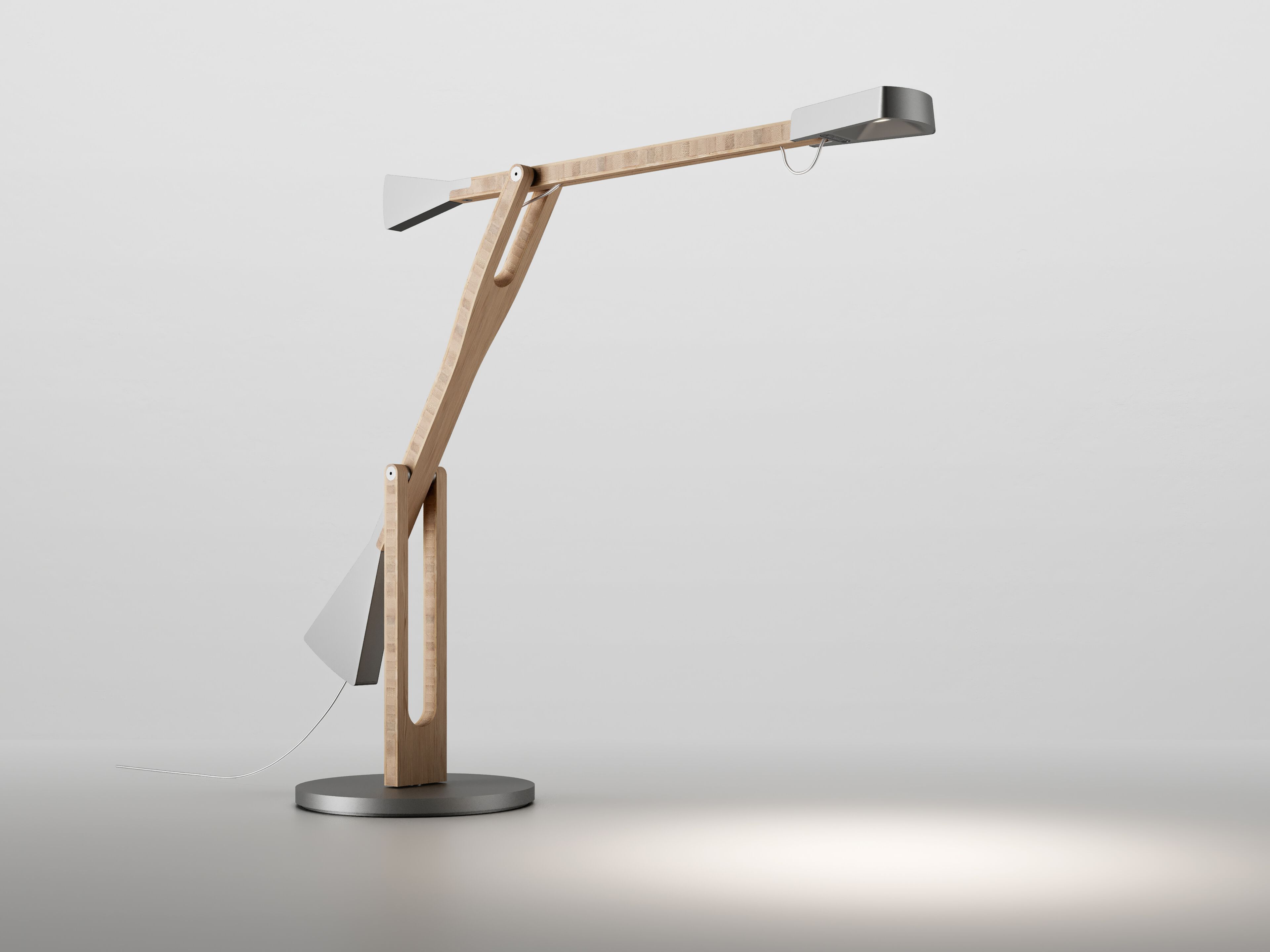 Бамбуковая регулируемая настольная лампа Artemide INTERNODE ARCH-00062367 - Вид №3