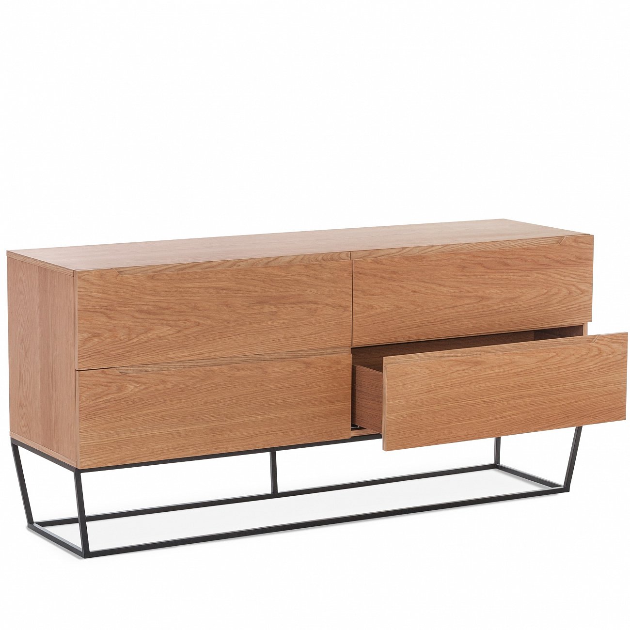 Комод деревянный с 4 ящиками дуб от Angel Cerda ANGEL CERDA ДИЗАЙНЕРСКИЕ 241872 Бежевый  - Вид №6