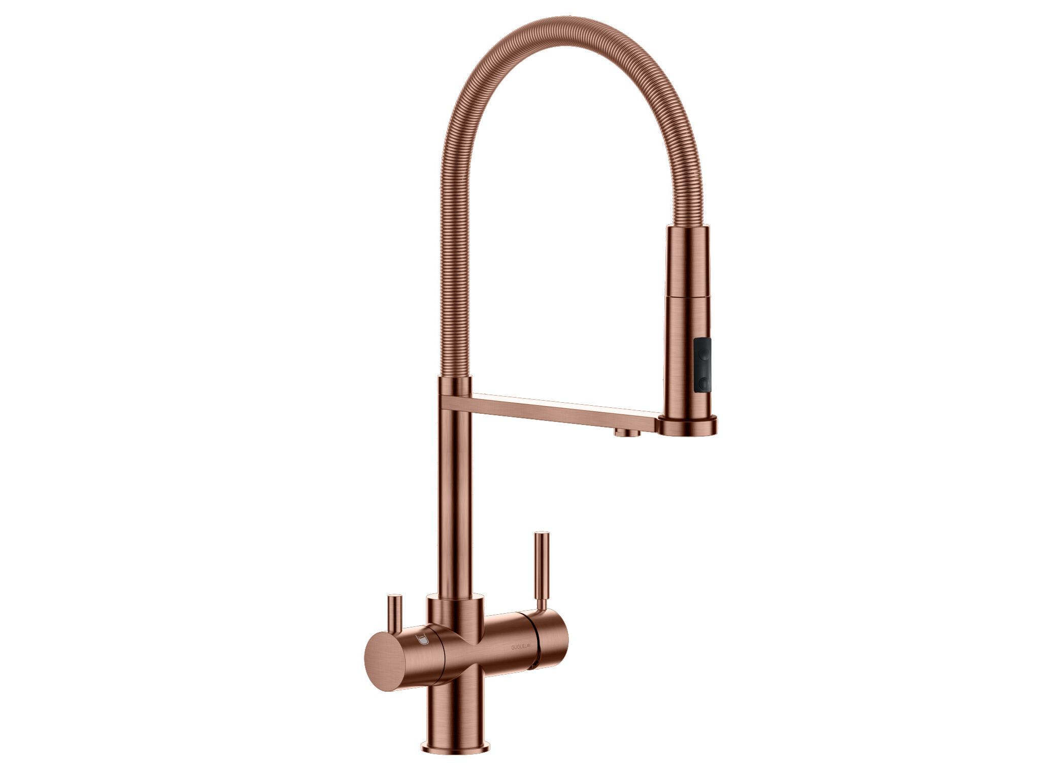 Однорычажный смеситель для кухни с выдвижным ручным душем GUGLIELMI RUBINETTERIE Pura ARCH-00044523 - Вид №3