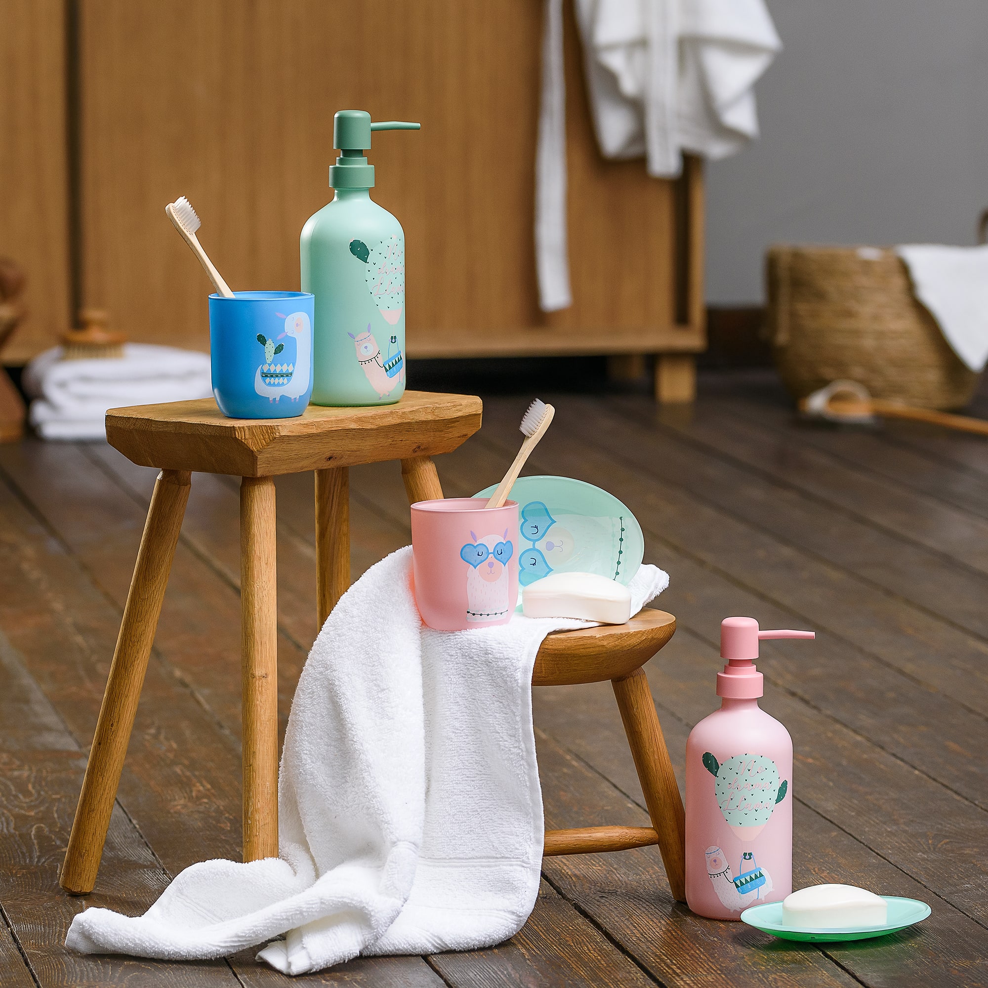 88109922 Дозатор для жидкого мыла цвет розовый Lama Santreyd - Вид №4