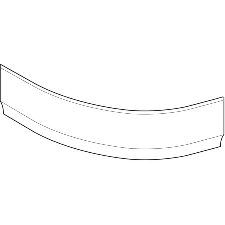 554.820.01.1 Передняя обшивка Geberit Renova для асимметричной ванны, правая Geberit  - Вид №7