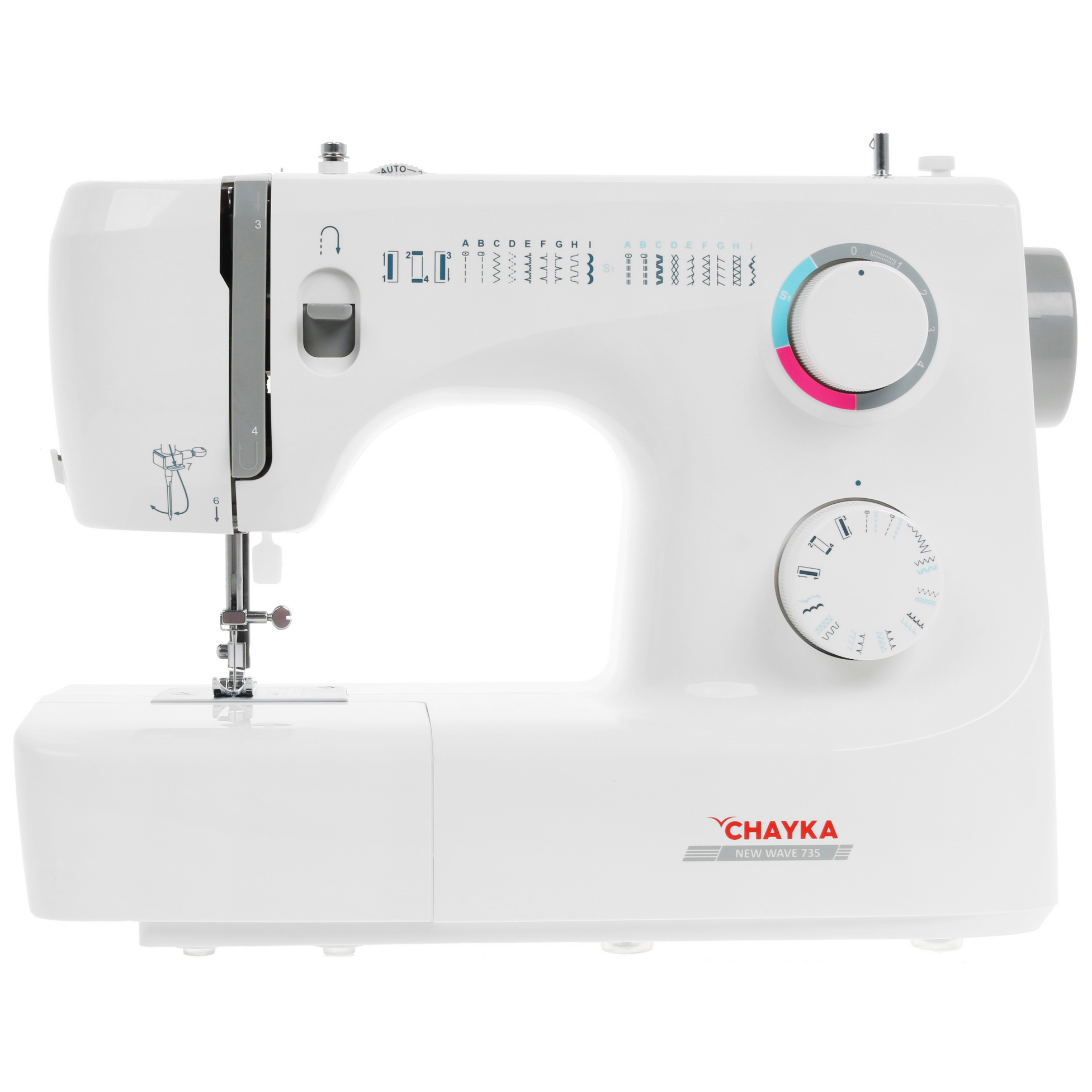 1085866 Швейная машина CHAYKA NEW WAVE 735 STDN-0011102 - Вид №1