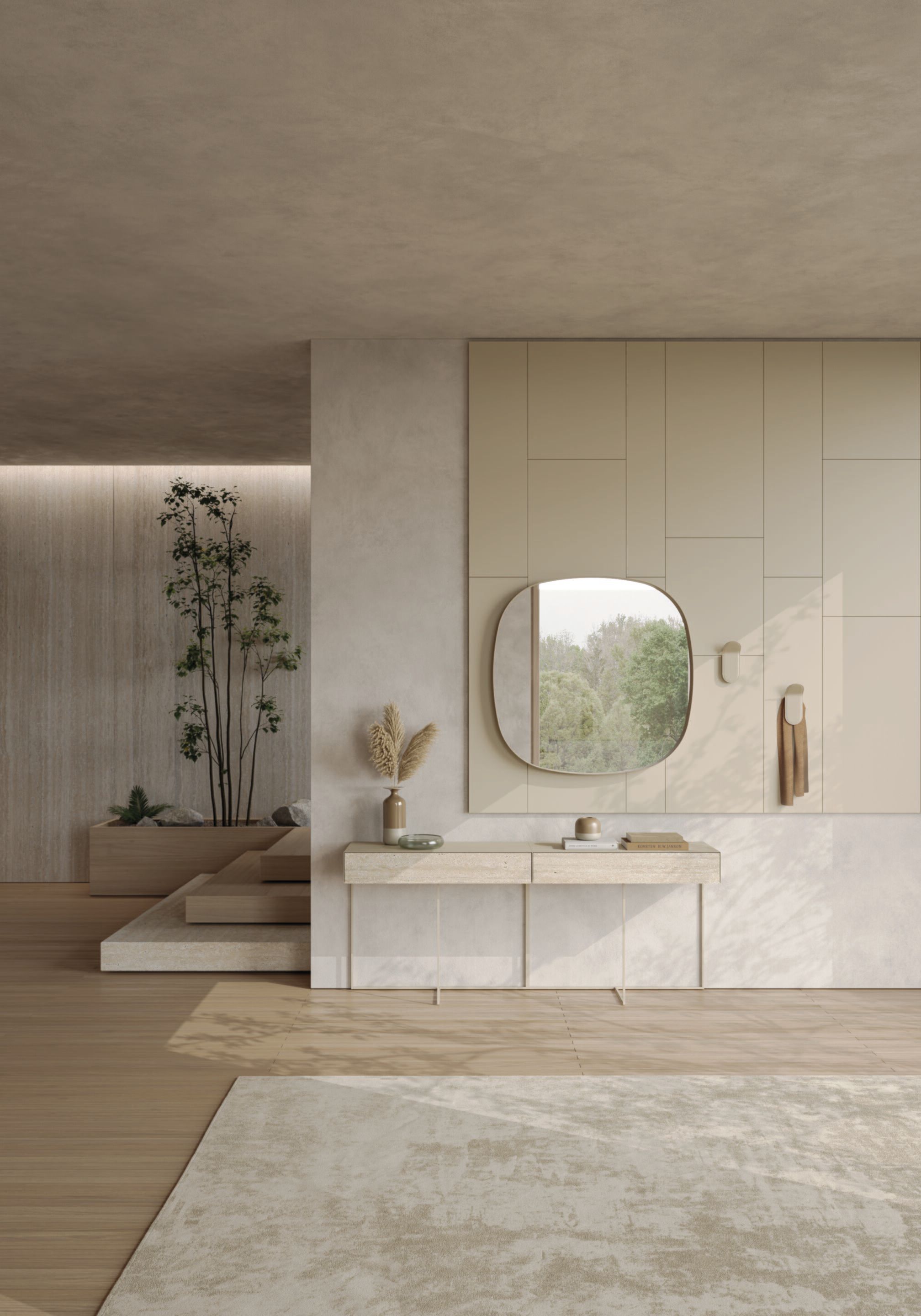 Настенное кожаное зеркало Ronda Design CANDY ARCH-00019673 - Вид №1