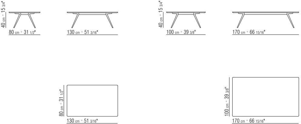 Flexform Прямоугольный стол из камня Zefiro sun-id-1507371 - Вид №4