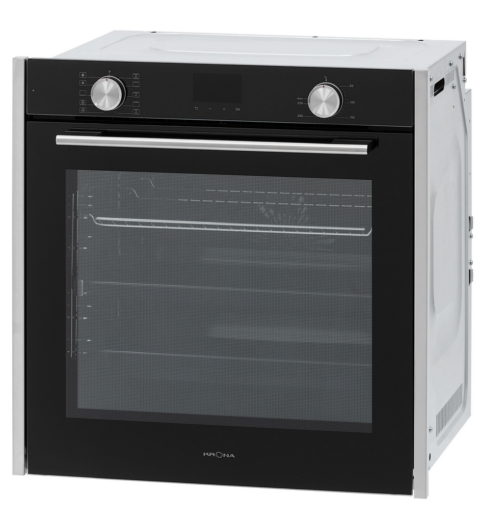 9983642 Электрический духовой шкаф KRONA QUENDEL 60 BL/S черный KRONA1 STDN-0024442 - Вид №2