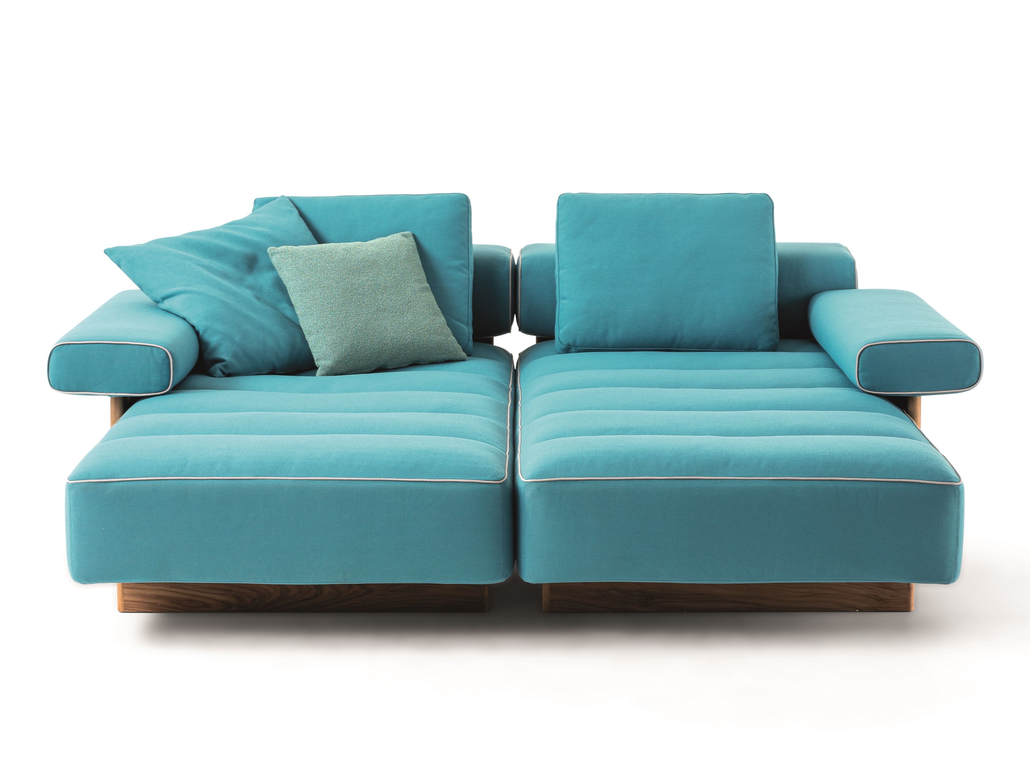 Ткань сад диван с полуостровом CASSINA Sail Out ARCH-00023221 - Вид №1