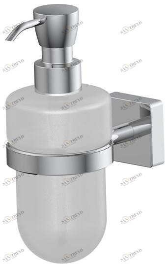 INDA® Настенный дозатор мыла из матового стекла Forum quadra A30120