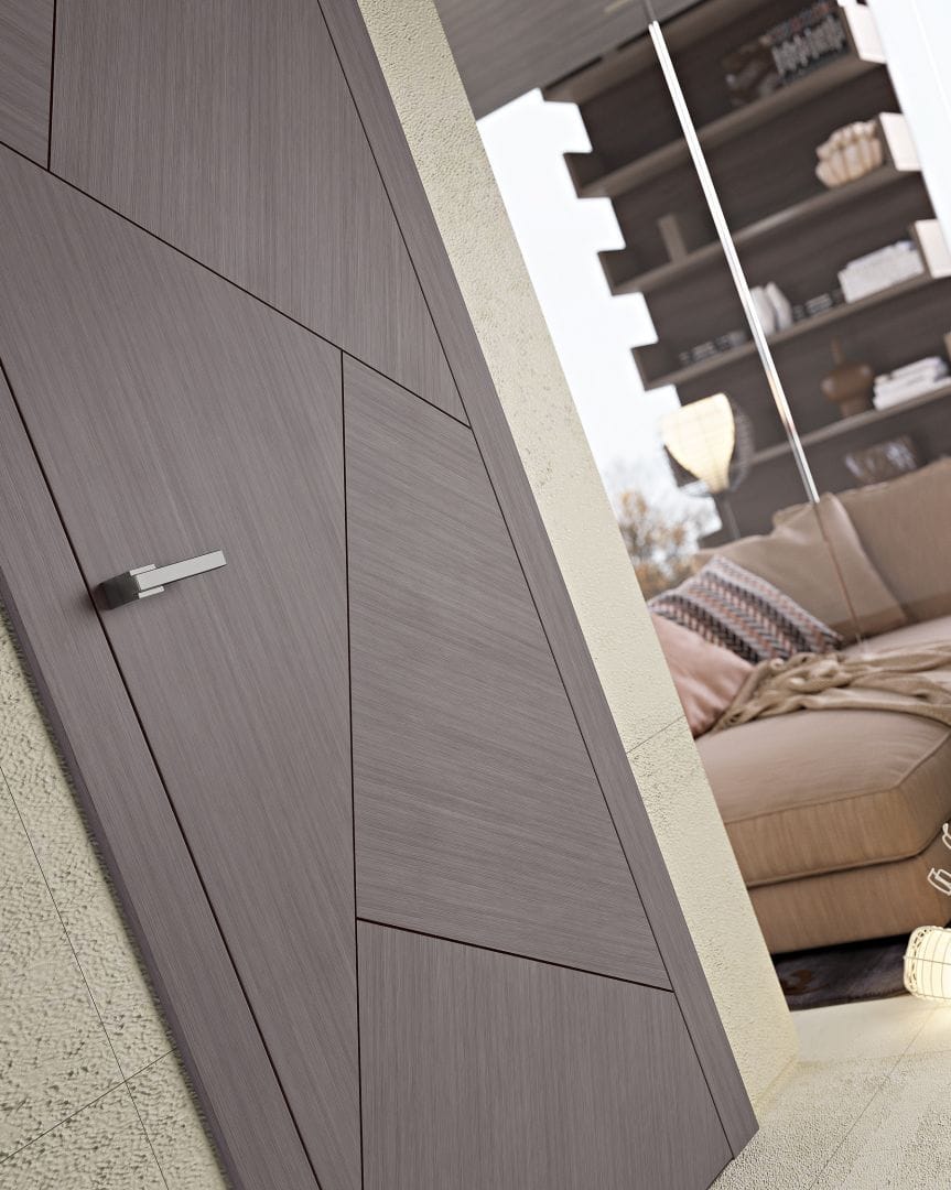 Распашная дверь из шпона Pail Serramenti INTARSIO MILANO ARCH-00141435 - Вид №2