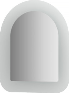 BY 0401 Зеркало с матированием EVOFORM Fashion