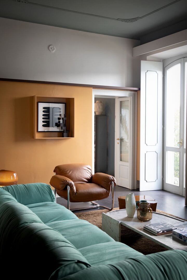 Кожаный линейный диван Baxter Чикаго ARCH-00026388 - Вид №3