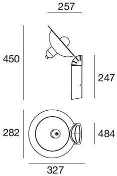 Stilnovo Регулируемый настенный светильник из абс и алюминия Lampiatta 8971 - Вид №1