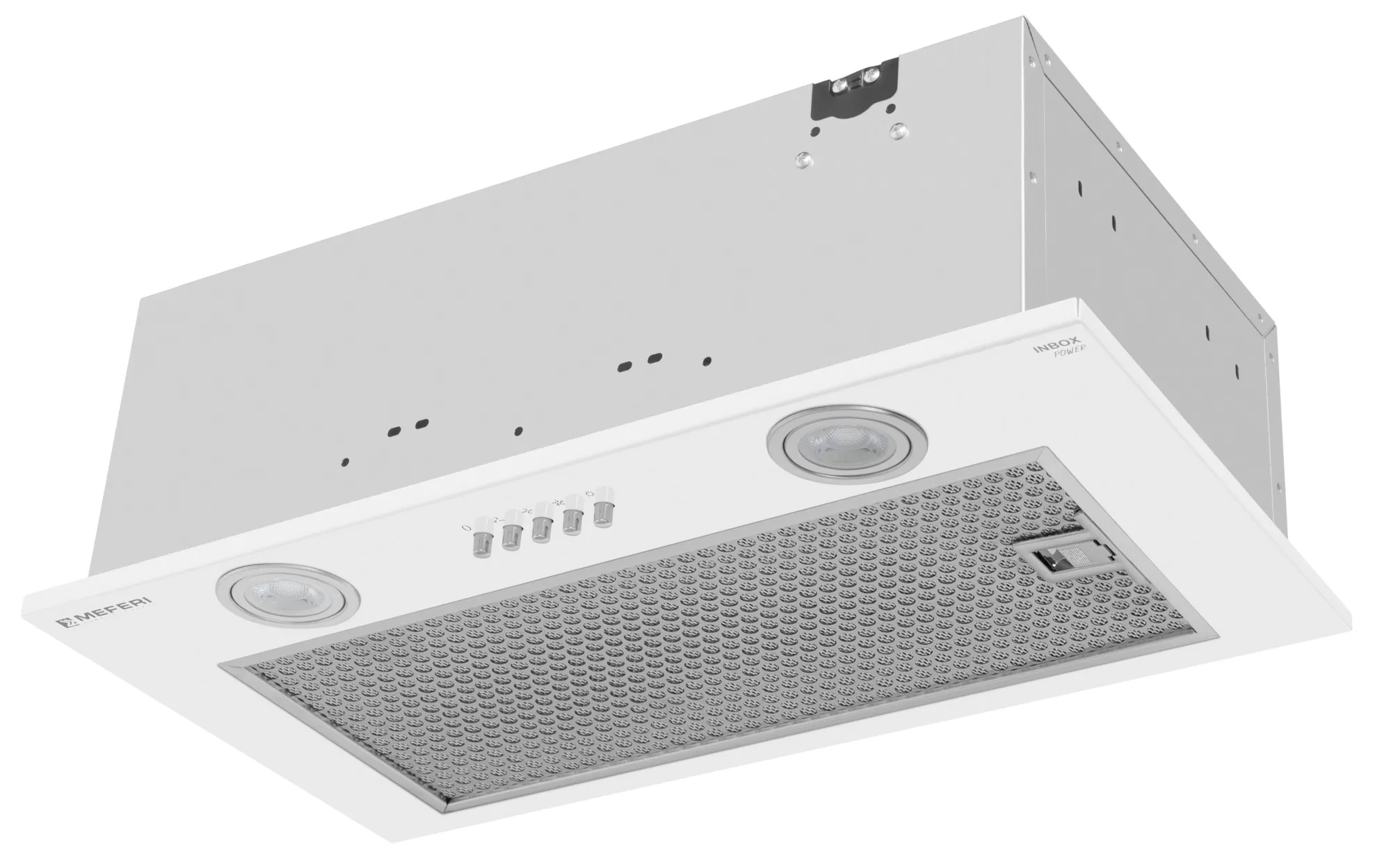 9168695 Вытяжка полновстраиваемая Meferi INBOX52WH POWER белый STDN-0150534 - Вид №2