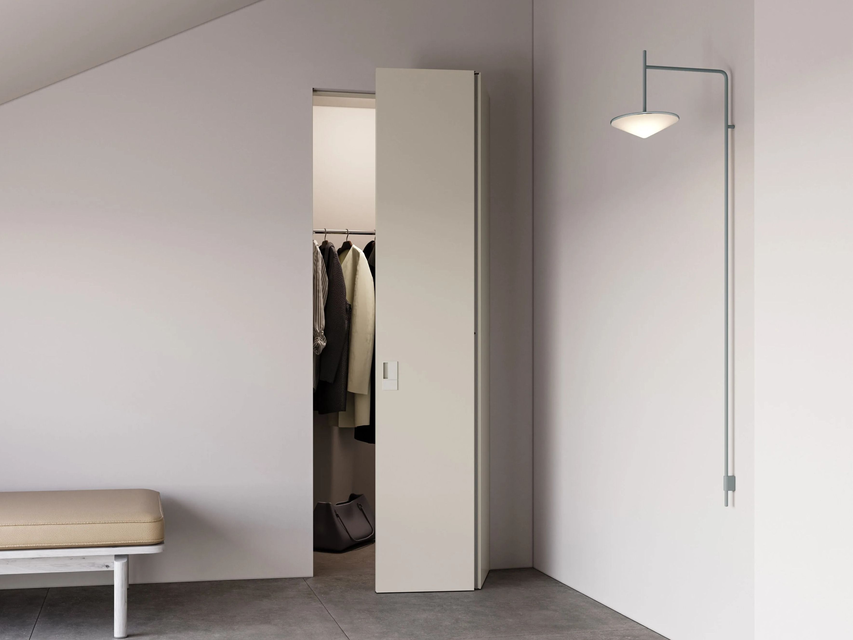 Деревянная книга стены заподлицо двери FERREROLEGNO ноль ARCH-00077547