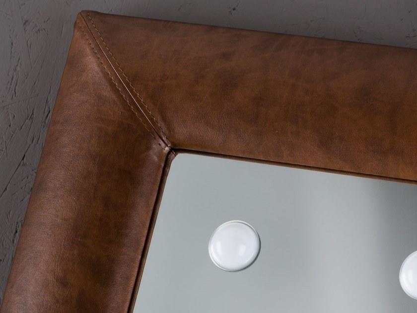 UNICA by Cantoni Прямоугольное настольное зеркало из кожи со встроенной подсветкой Mf sun-id-1402674 - Вид №2