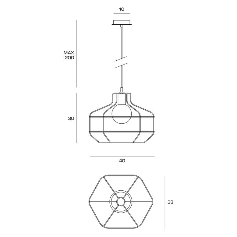Светодиодный подвесной светильник Miloox Wire ARCH-00095248 - Вид №4