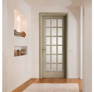 LEGNOFORM Лакированная дверь из массива дерева и стекла I laccati