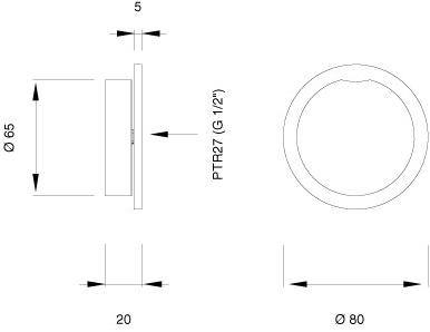 Ceadesign Термостатический смеситель для душа из нержавеющей стали Giotto Trm 08 - Вид №2