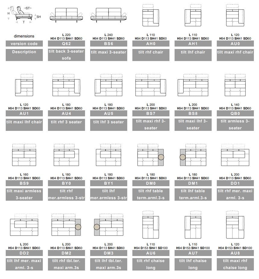 Угловой диван из ткани Calia Italia Superior ARCH-00149250 - Вид №3