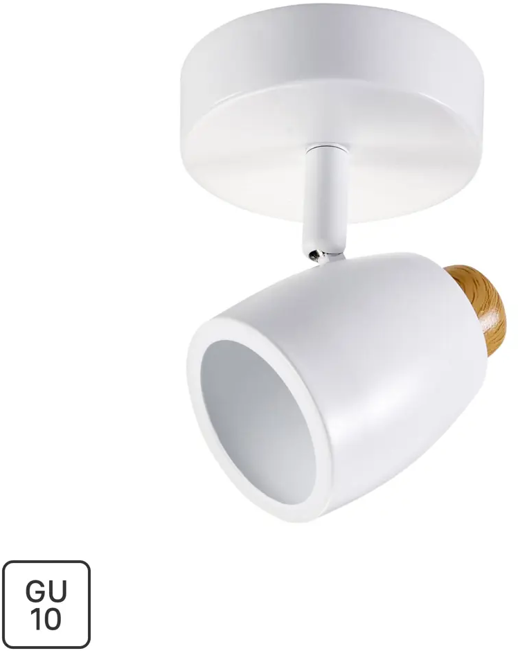 Поворотный спот Inspire Nordic с деревянными акцентами для современного интерьера 82124785