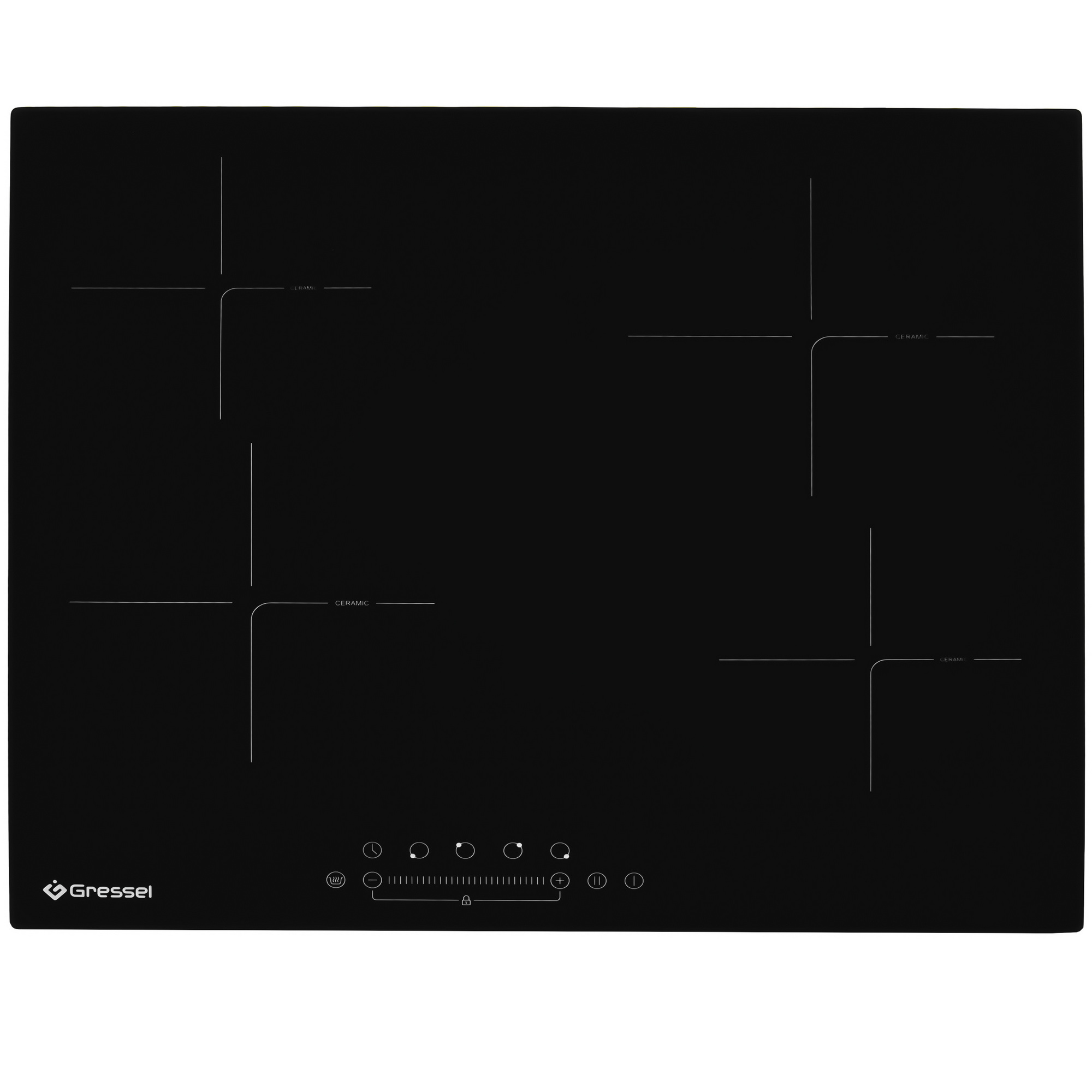 9284040 Электрическая варочная поверхность Gressel RU60D14S77100 STDN-0124760