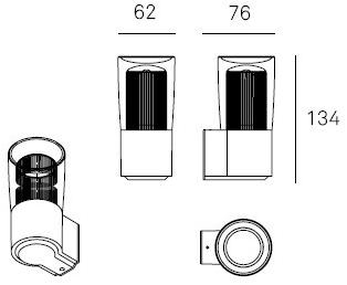 Milan Iluminacion Аппликация светодиода в pmma Kupp 6308 - Вид №2