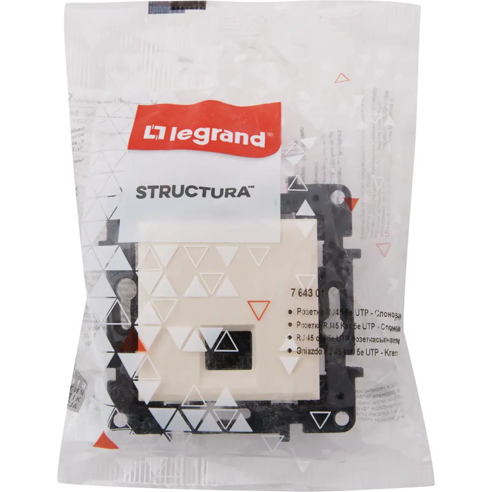 Розетка компьютерная Legrand Structura RJ45 для скрытого монтажа 82064613 STLM-0018604 - Вид №4