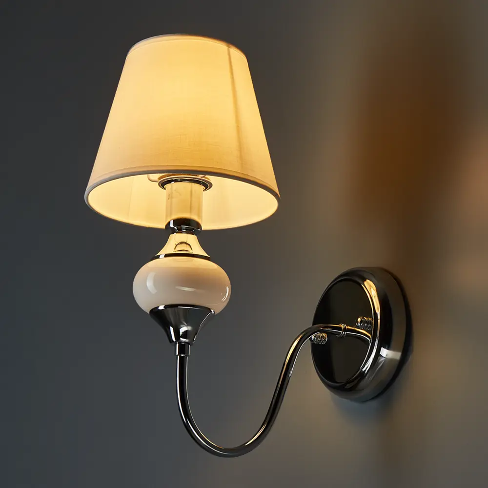 Бра Arte Lamp Hazel, цвет хром/белый 82717055 STLM-2116630 
