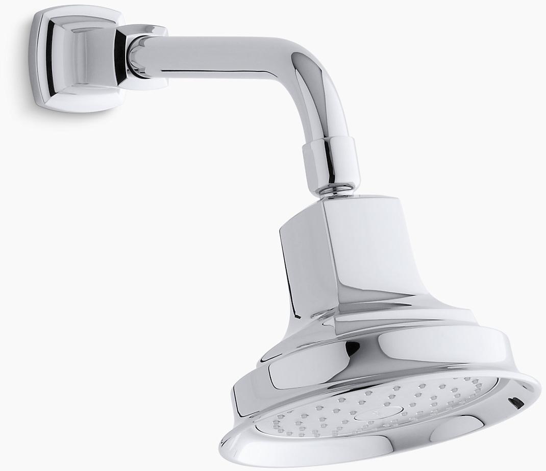 KOHLER Однофункциональная душевая лейка Margaux 2,5 галлона в минуту с технологией всасывания воздуха Katalyst K-16244-AK-AF  - Вид №1