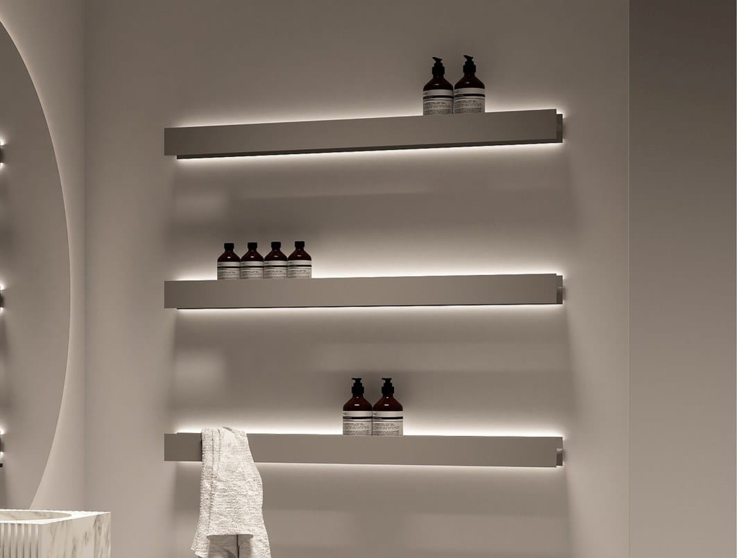 Алюминиевый держатель для полотенец / полка для ванной комнаты Antoniolupi LETTERAMUTA ARCH-00043110