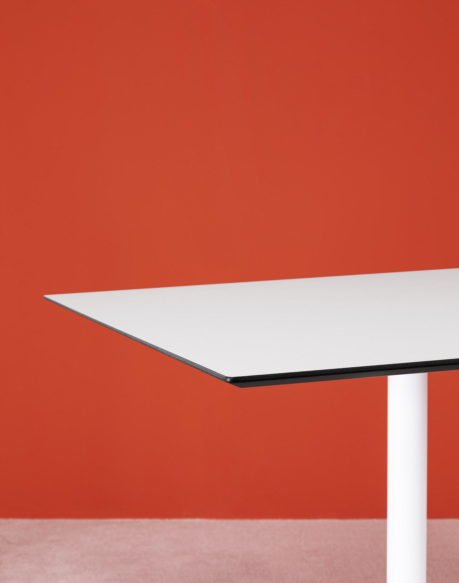 Квадратный стол HPL с основанием для спиц Luxy склеивание ARCH-00041893 - Вид №3