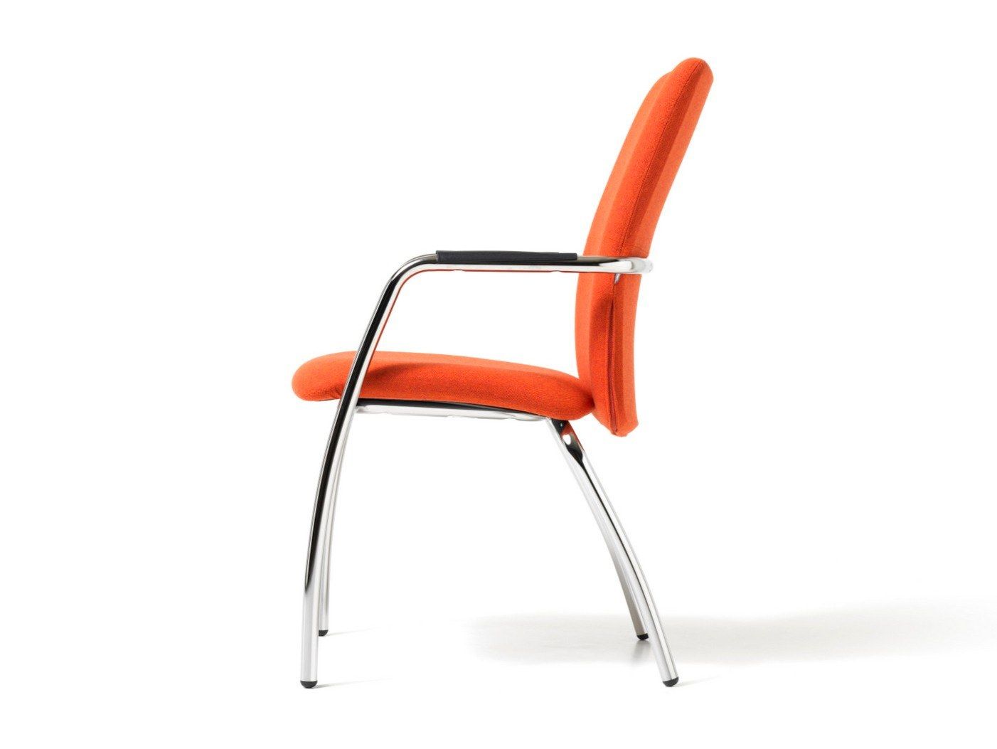 Тканевый стул с подлокотниками для залов ожидания Diemme Social ARCH-00148748 - Вид №1