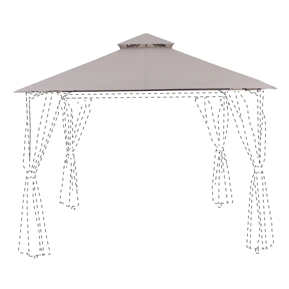 BEGINIA Oxis: Тент-навес для павильона 295×295 см 89395919 STLM-1573859