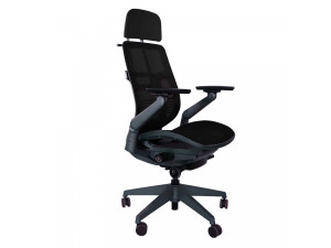 Офисное кресло с подголовником 5 спиц