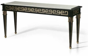 OAK Лакированная прямоугольная деревянная консоль Galleria