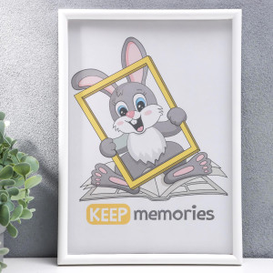 90335285 Рамка 3935918, 21х30 см, пластик, цвет белый Keep memories STLM-0189529 KEEP MEMORIES