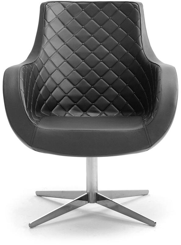 Leyform Кожаное кресло с 4 спицами и подлокотниками  516104  - Вид №5