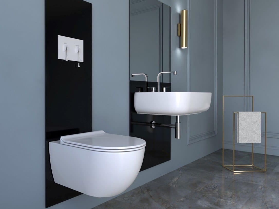 Санитарный стеклянный модуль для унитаза OLI EASY MOVE ARCH-00077995