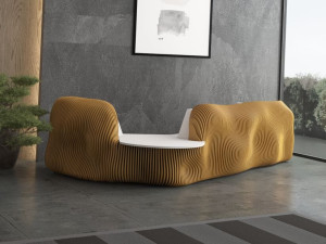 Стойка регистрации из фанеры