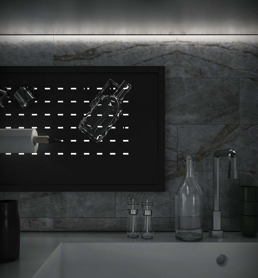 Damiano Latini Оборудованная металлическая спинка для кухни sun-id-1451377 - Вид №3